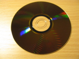DVD RAM von unten